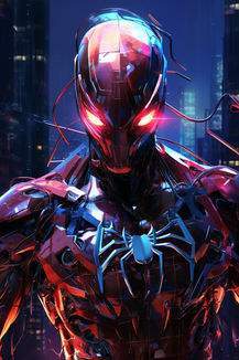 Cyberpunk Mecha-Spiderman #5