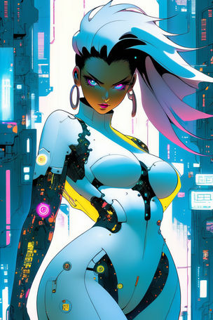Cyberpunk in White #3