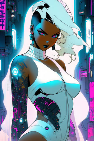 Cyberpunk in White #5