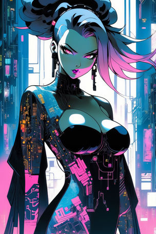 Cyberpunk in Black #1