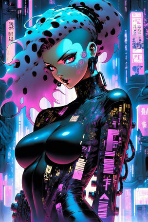 Cyberpunk in Black #2