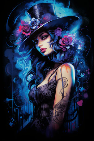 Blacklight Steampunk and Tats #4