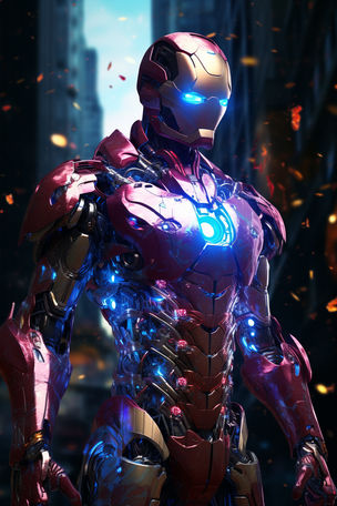 Cyberpunk Mecha-Iron Man #3