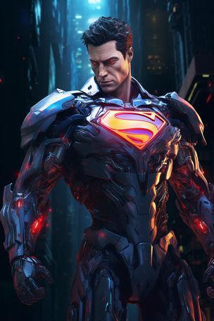 Cyberpunk Mecha-Superman #6