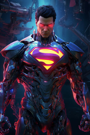 Cyberpunk Mecha-Superman #7