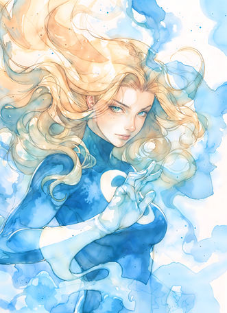 sue storm as the invisible woman