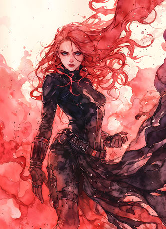 natasha romanoff as black widow