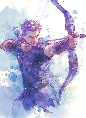 clint barton as hawkeye