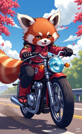 Red Panda Bikers #1