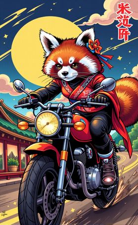 Red Panda Bikers #6