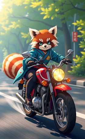 Red Panda Bikers #8