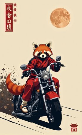 Red Panda Bikers #9