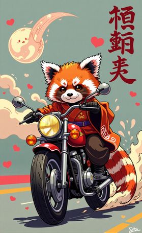 Red Panda Bikers #10