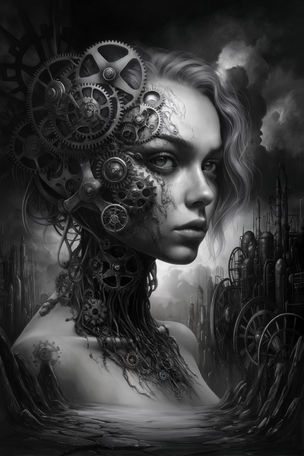Look me in the eyes and and forget about my cogwheels..
