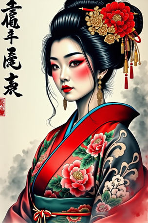 赤い花