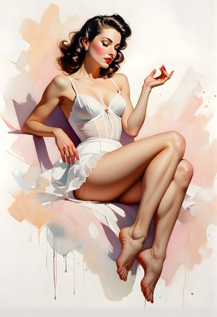 Vintage PinUp Lady