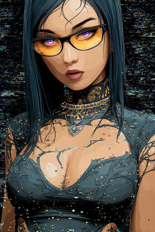 Cyberpriestess of the Fractal Code