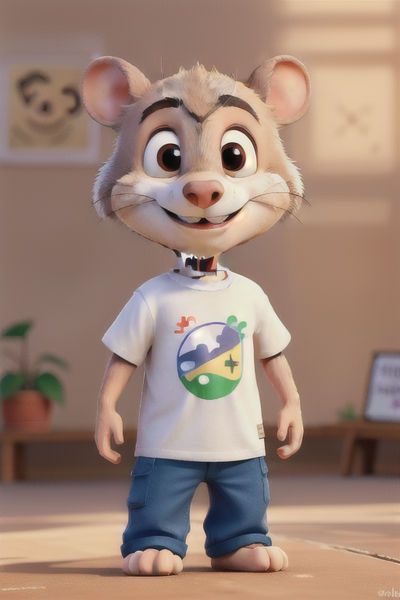 Cartoon rat