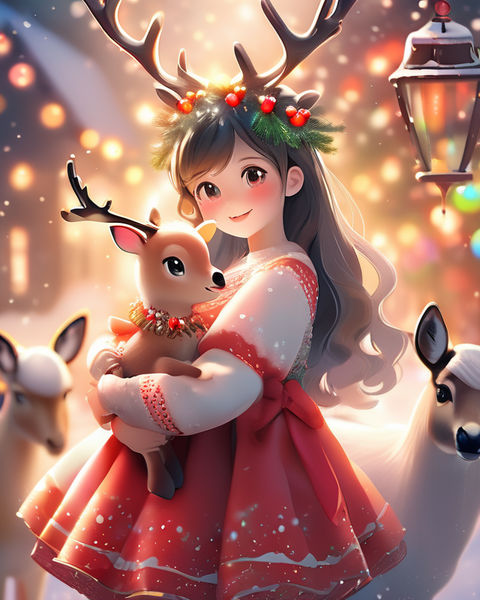 Reindeer girl