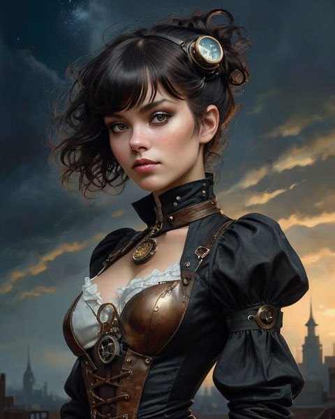 Steampunk girl #1
