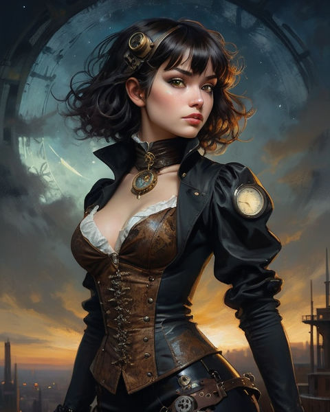 Steampunk girl #2