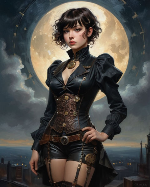Steampunk girl #3