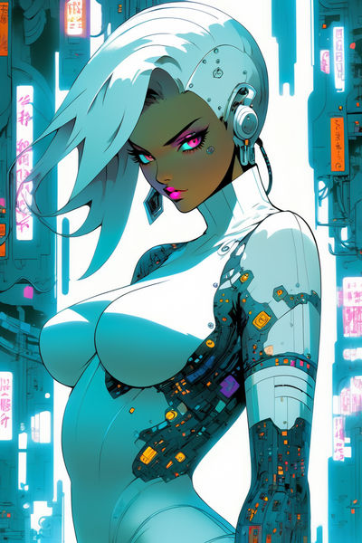 Cyberpunk in White #2