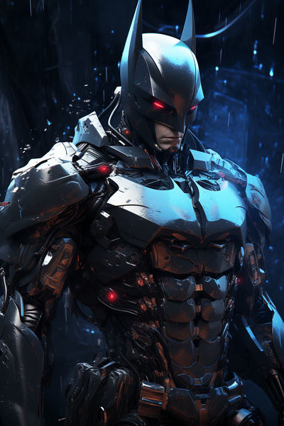 Cyberpunk Mecha-Batman #3