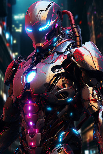 Cyberpunk Mecha-Iron Man #2