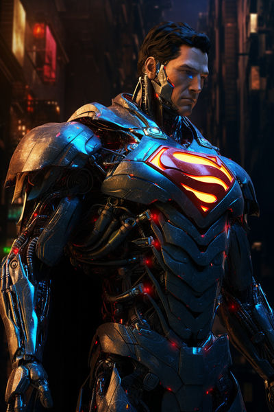 Cyberpunk Mecha-Superman #8