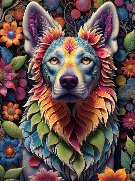 Flower Dog #1