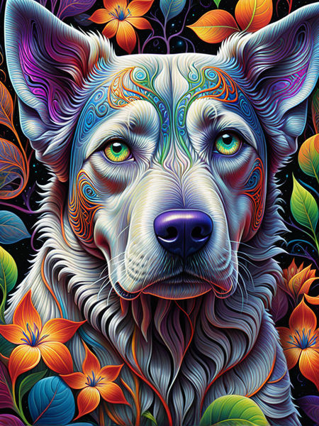 Flower Dog #3