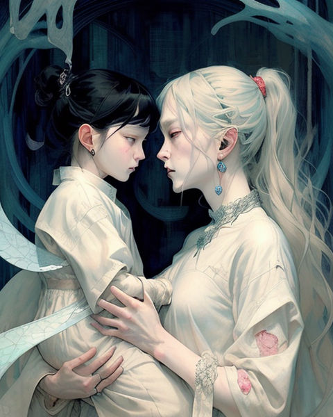 Mother and Daughter 