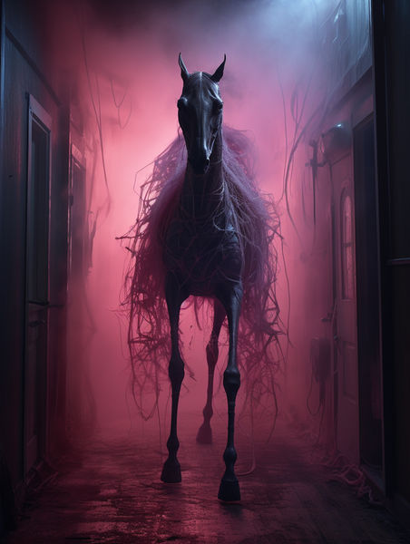 Phantom Steed in the Hall of Shadows: Ghostly Galloping