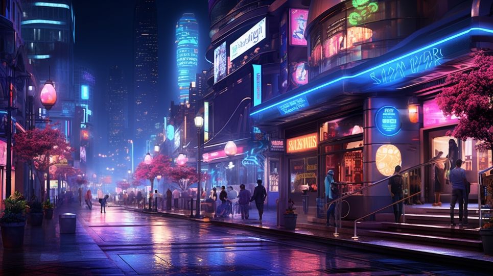 Neon Blossom Boulevard