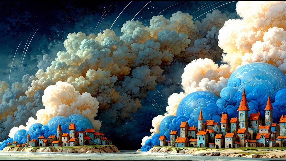 Covered by Blue Clouds