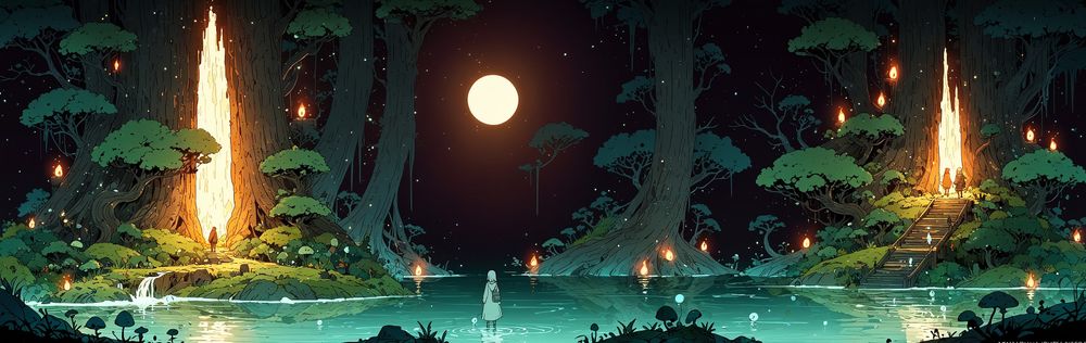 The Hollow Trees of Light