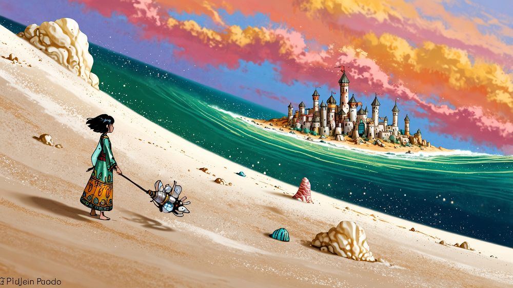 Playing at the Beach