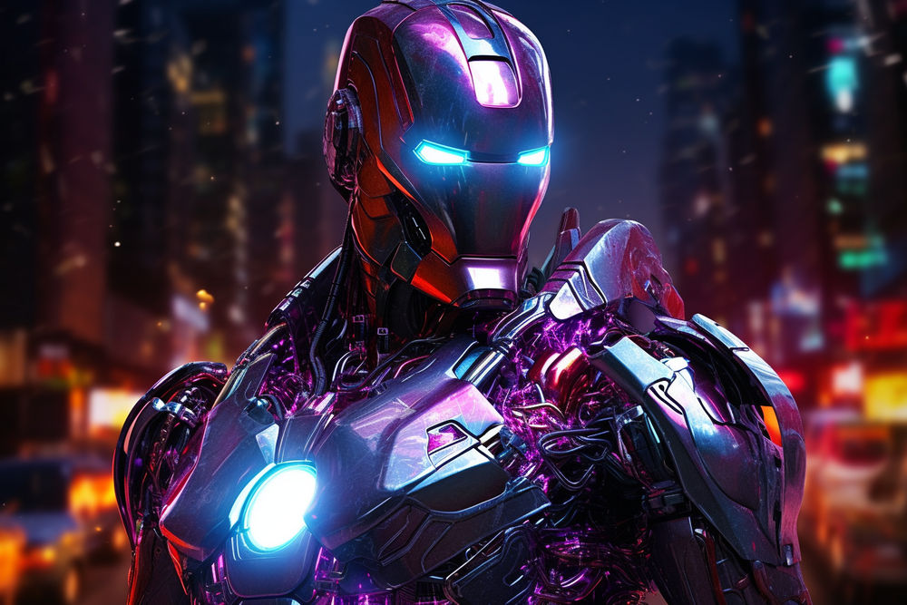 Cyberpunk Mecha-Iron Man #5