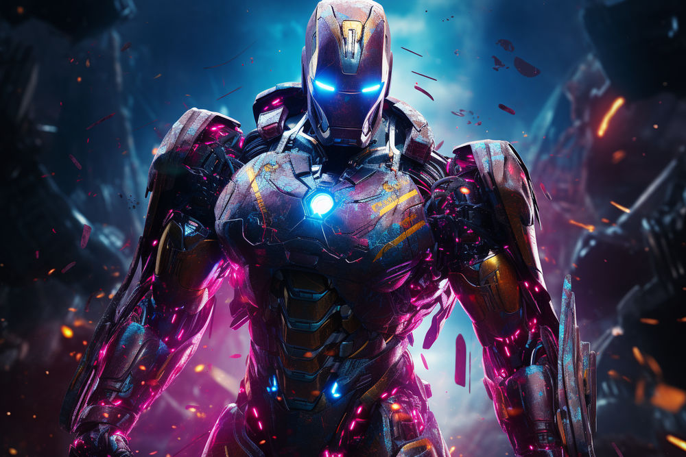 Cyberpunk Mecha-Iron Man #6