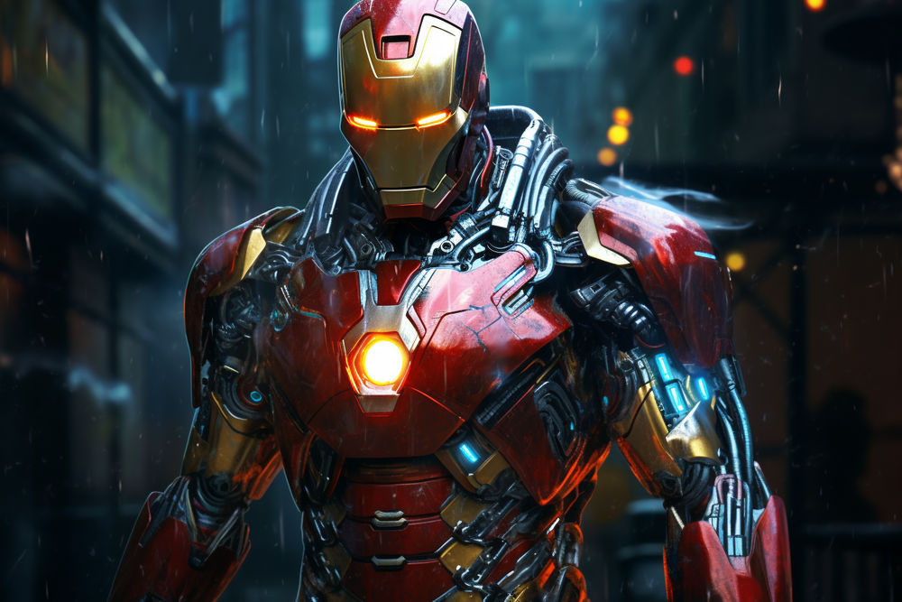 Cyberpunk Mecha-Iron Man #7