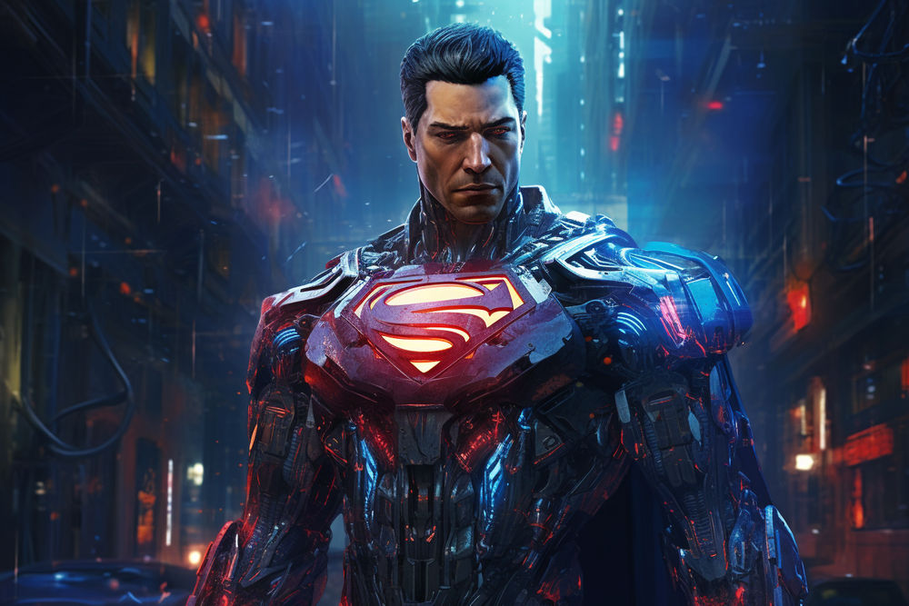 Cyberpunk Mecha-Superman #2