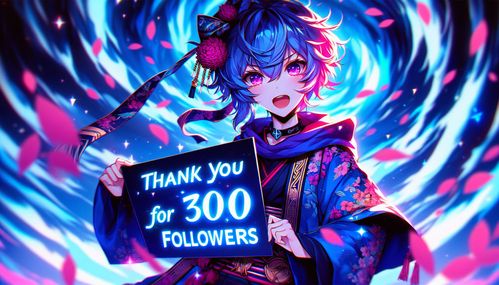 Thank You for 300 Followers 