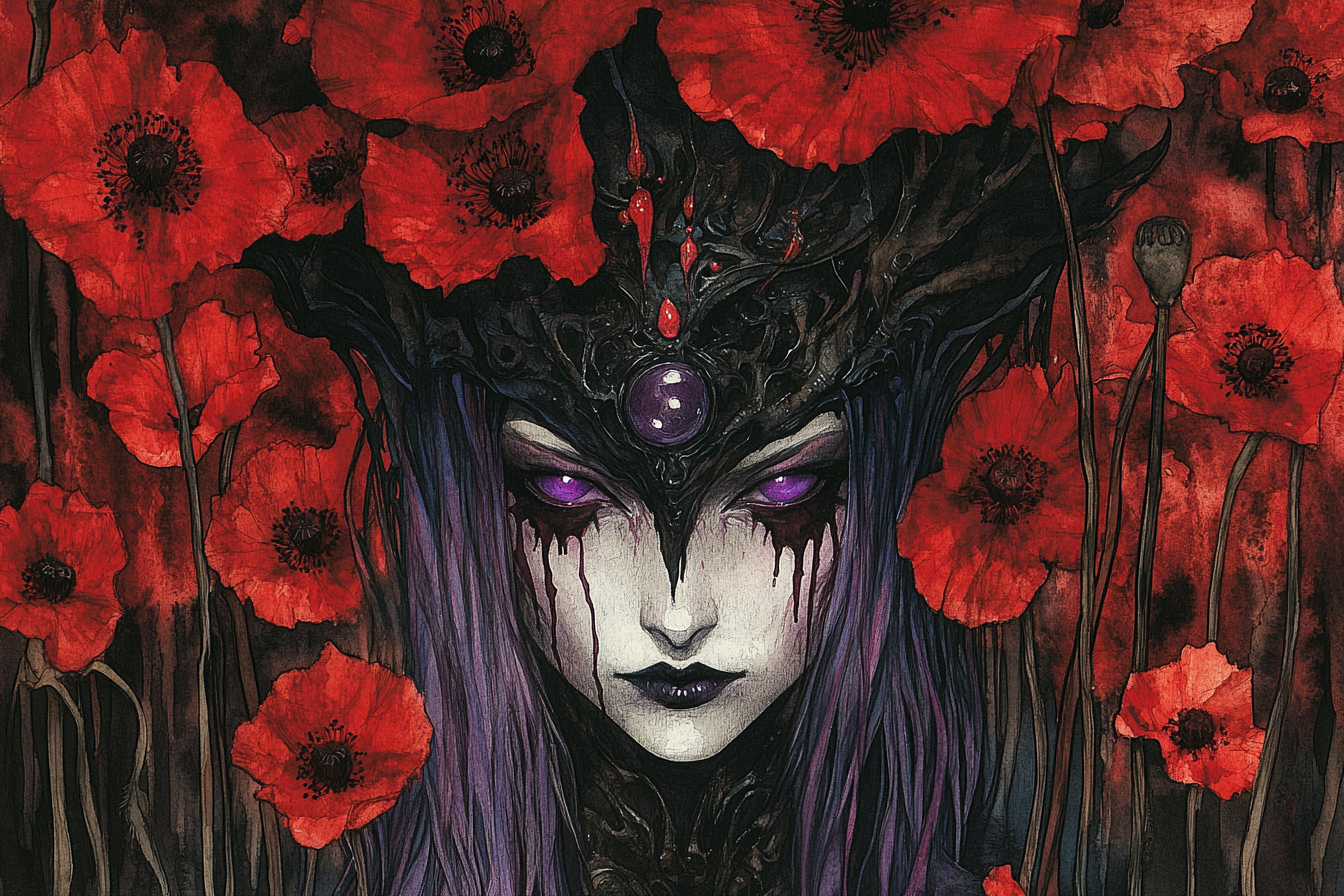 Entre amapolas