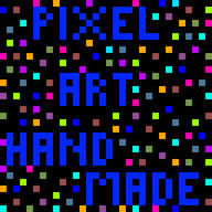 Pixel art handmade
