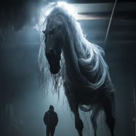 Phantom Steed in the Hall of Shadows: Ghostly Galloping