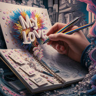 Conceptual, 3D Rendered And AI Generated Digital Art