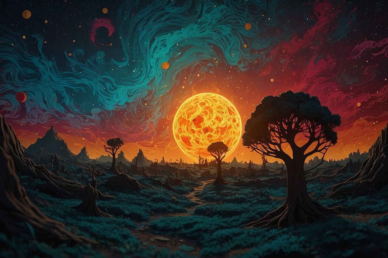 Fiery Sky