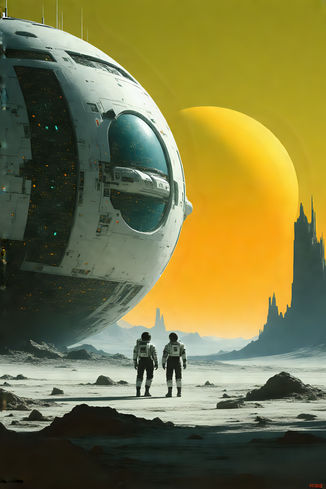 Retro Sci-Fi Cover