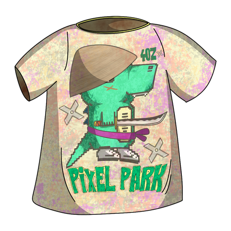T-shirt-rex  collab sticker